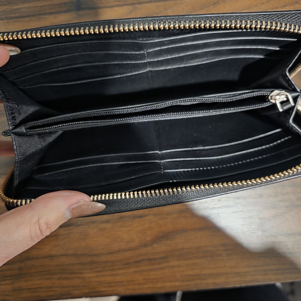 Kate Spade Black Leather Wallet - Picture 2 of 3